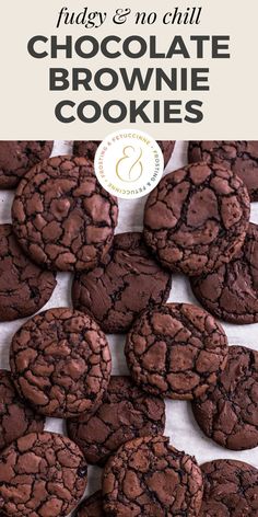 20 Minute Dessert Recipes, Gooey Fudge Brownie Recipe, Cocoa Powder Desserts Easy, Cookie Recipes Cocoa Powder, Chewy Chocolate Brownie Cookies, Healthy Brownie Cookie Recipe, Chocolate Cookies Without Chocolate Chips, Quick Chocolate Cookies, Fudgy Brownie Cookie Recipe