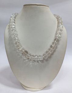 Crystal Quartz Beads Necklace, Clear Quartz 14-15mm Rondelle Faceted Beads Jewelry, Clear Quartz Jewelry Necklace 19" Gemstone :- Clear Crystal Quartz Size :- 14-15mm Approx. Length :- 19 Inch Shape :- Rondelle Faceted Color :- Same as Picture Quality :- AAA GRADE CUSTOMIZATION/BULK ORDER : AVAILABLE PLEASE FEEL FREE TO CONTACT IF YOU REQUIRE ANY FURTHER INFORMATION. https://www.etsy.com/in-en/shop/LatestBeadsJewellery?ref=simple-shop-header-name&listing_id=720939504 Your Feedback is very Import Formal Single Strand Round Crystal Necklaces, Crystal Beaded Necklace With Faceted Round Beads, Crystal Faceted Beads Necklace, Round Crystal Beaded Necklaces With Faceted Beads, Round Crystal Necklaces With Large Beads For Gifts, Faceted Crystal Necklaces For Formal Occasions, Elegant Round Crystal Necklaces With 8mm Beads, Formal Crystal Beaded Necklaces With Round Beads, Formal Round Faceted Crystal Necklaces