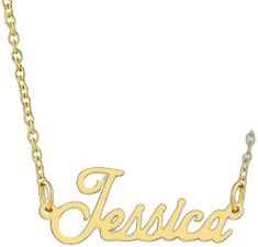 Classic Gold Name Necklace With Hallmark, Classic Gold Hallmark Name Necklace, Classic Gold Hallmarked Name Necklace, Customizable Gold Necklaces For Formal Occasions, Customizable Gold Necklace For Formal Occasions, Gold Nameplate Necklace With Hallmark, Gold Hallmark Nameplate Necklace, Customizable Gold Name Necklace For Formal Occasions, Gold Hallmarked Nameplate Necklace