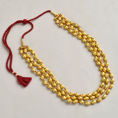 Triple Line Gold Plated Silver Dholki Mala- Indian Dholki Mala- Bormala- Dholki Beads Necklace- Indian Jewelry- Maharashtrian jewellery- Kolhapuri Dholki Necklace  Silver Dholki beads are coated with silver on wax beads Chandbali Tilla Beaded Necklaces For Festivals, Gold Chandbali Beaded Necklaces For Festivals, Bollywood Style Necklaces With Latkans For Puja, Diwali Puja Necklace With Latkans, Temple Jewelry Beaded Necklaces For Festivals, Traditional Beaded Necklaces For Rituals And Festivals, Traditional Tilla Beaded Necklaces For Puja, Temple Jewelry Mala With Latkans For Celebrations, Temple Jewelry Kundan Necklace With Latkans For Festivals