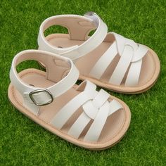 Fiorella Baby Girls' Sandal | Ultrasellershoes.com – Ultra Seller Shoes Summer T-strap Sandals With Rubber Sole, Closed Toe, Summer Closed Toe T-strap Sandals With Rubber Sole, Non-slip Leather Sandals For Vacation, Leather Non-slip Sandals For Vacation, Casual T-strap Sandals With Rubber Sole For Spring, White Slingback Sandals With Buckle For Summer, White Slingback Sandals With Buckle Closure For Summer, Summer Slide Sandals For Playtime, Summer Vacation Slingback Sandals With Rubber Sole