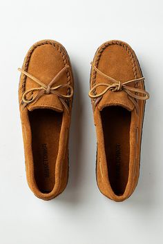 Suede upper, insole Rubber, rice husk sole Slip-on styling Imported | Tie Tread Moccasins by Minnetonka in Brown, Women's, Size: 11, Rubber/Suede at Anthropologie Cheap Casual Moccasins With Round Toe, Luxury Fall Moccasins With Round Toe, Luxury Suede Round Toe Moccasins, Luxury Casual Moccasins With Woven Sole, Cheap Casual Round Toe Moccasins, Luxury Classic Moccasins With Textured Sole, Luxury Leather Round Toe Moccasins, Luxury Casual Moccasins With Round Toe, Luxury Fall Round Toe Moccasins