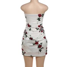 Please refer to our sizing chart for a guideline when choosing a size. 5 business days order processing time. 90% polyester 10% spandex Fitted Floral Print Mini Dress, Fitted Floral Mini Dress, Trendy Floral Print Sleeveless Tube Top, Floral Print Strapless Bodycon Dress, Printed Mini Dress For Date Night, Strapless Floral Print Bodycon Dress, Strapless Floral Bodycon Dress, Spring Bodycon Bandeau Dresses, Trendy Mini Floral Print Dress