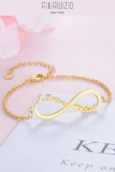 Gold Infinity Bracelet for Couples Bracelet For Couples, Gold Infinity Bracelet, Casual Nails, Couple Bracelets, Gold Jewelry Fashion, Infinity Bracelet, Gold Jewelry, Gold Bracelet