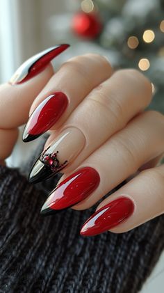 Red Nail Designs Pepper Spice, Glitter Nail, Glitter Nail Art