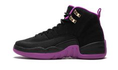 Air Jordan 12 Retro GG 510815 018 Black Latest Jordan Shoes, Cute Jordans, Jordan Shoes Girls, Jordan Shoes Retro, Air Jordan 12, All Nike Shoes, Nike Air Shoes, Air Jordan 12 Retro, Cute Nike Shoes