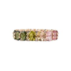 Introducing the Stevie Wren natural Watermelon Tourmaline Gemstone Eternity Band, a true masterpiece that combines elegance and luxury. This exquisite piece features a mesmerizing watermelon tourmaline, a natural gemstone known for its captivating range of color and beauty. Crafted with precision, the ring boasts a stunning 14k eternity band, ensuring both durability and timeless style.Inspired by the enchanting bi-color watermelon tourmaline, our designers have created a solid 14k gold semi-pre Luxury Classic Gemstones For Wedding, Luxury Tourmaline Birthstone Ring For Formal Occasions, Luxury Tourmaline Wedding Rings, Luxury Tourmaline Diamond Ring For Anniversary, Luxury Tourmaline Birthstone Ring For Anniversary, Luxury Elegant Gemstone Wedding Ring, Luxury Tourmaline Birthstone Ring For Wedding, Exquisite Luxury Gemstones For Wedding, Luxury Tourmaline Birthstone Ring