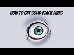 an eye with the words how to get sold black lines