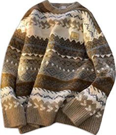 Warm Winter Sweater For Outdoor Wear, Outdoor Winter Sweater, Warm Sweater For Fall Outdoor Activities, Oversized Fair Isle Pattern Casual Sweater, Casual Long Sleeve Fair Isle Sweater, Fall Outdoor Sweater, Warm Fall Sweater For Outdoor, Warm Outdoor Sweater For Fall, Casual Winter Sweater For Outdoors