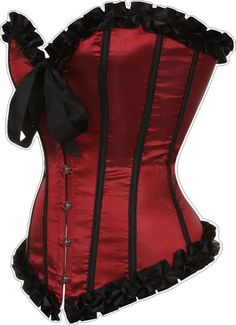 Elegant Red Underbust Corset, Elegant Red Corset With Boned Bodice, Red Corset Back Dress, Gothic Corset With Corset Back For Night Out, Elegant Red Corset With Corset Back, Strapless Red Corset Dress With Corset Back, Elegant Red Corset Belt For Party, Gothic Boned Bodice Corset For Night Out, Gothic Corset With Boned Bodice For Night Out