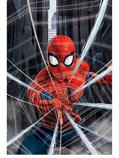 the amazing spider - man poster is shown in this image