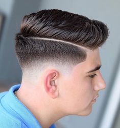 Haircut For Men, Side Part Hairstyles, Men Hair Color, Faded Hair