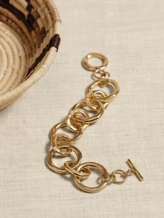 Circolo Chain Bracelet | Aureus + Argent | Banana Republic