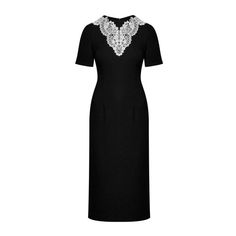 New Never Worn Luxury Short Sleeve Midi Cocktail Dress, Designer Short Sleeve Formal Dresses, Chic Gucci Dress For Gala, Luxury Short Sleeve Midi Dress For Evening, Luxury Sheath Midi Dress, Fitted Gucci Evening Dresses, Luxury Black Midi Dress For Formal Occasions, Luxury Black Midi Dress For Formal Events, Elegant Black Gucci Dress