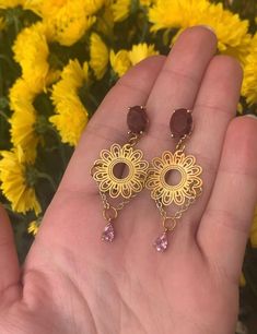 Inspired by Greta Van Fleet's 'Always There'  Be like a Woman in a Dream with these handmade earrings. Greta Can Fleet Jewelry, Handmade Earrings, Beautiful Earrings, Jewelry Earrings Dangle, Van, Etsy Earrings, Dangle Drop Earrings, Dangle Earrings, Handmade Items