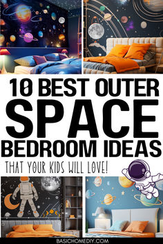 the top 10 best outer space bedroom ideas that your kids will love in their room