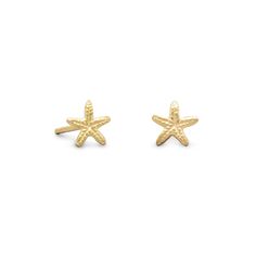 14 karat gold plated sterling silver starfish stud earrings. Earrings are 6mm in diameter. .925 Sterling Silver White Opal Earrings, Starfish Earrings, Opal Earrings, Sterling Silver Studs, Sterling Silver Earrings Studs, 925 Sterling Silver Earrings, Silver Earrings Studs, Gold Plated Sterling Silver, Silver Studs