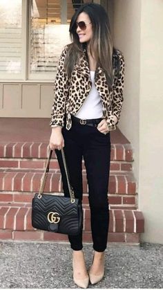 Winter Clothes Women Casual, Winter Business Outfits, Don Pedro, Professional Work Outfit, Fall Trends Outfits, Leopard Print Jacket, Summer Work Outfits, Outfit Trends