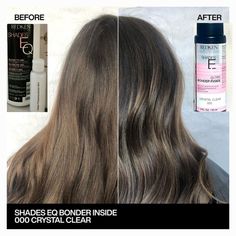 ~Redken Shades Eq Hair Gloss Bonder Inside Color: 000 Crystal Clear Type: Demi-Permanent Standard Size: 2 Fl.Oz New ~Authentic ~About Redken Shades Eq Isn’t Your Run-Of-The-Mill Hair Gloss. In Fact, It’s The Haircolor That Thinks It’s A Conditioner And Delivers Fast, Professional Color Results. After A Gloss Service, You'll Leave The Salon With Healthier Looking And Feeling Hair With Beautiful Shine. The Formula Is Infused With Amino Acids That Help To Condition The Hair And Leave It Looking Sup Redken Toner Chart, 6n Moroccan Sand Redken, Redken 06n Moroccan Sand, Redken 8gi Shades, Foil Placement Techniques Low Lights, Hair Colors To Hide Gray Best For Brunettes, Redken Shades Eq Mushroom Brown Formula, Mushroom Brown Hair Color Shades Eq, Redken Chromatics