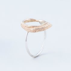 14k Yellow Gold Ring Also available in Sterling Silver and in a combination of 14k Yellow Gold with a Sterling Silver Band Stock Size 6.5 Width 29mm, Height 19mm This ring is available in gold through Alloy Gallery https://www.alloygallery.com/ or can be made to order through me! Unique Rings With Polished Round Band, Unique Rings With Polished Finish And Round Band, Unique 14k Gold Hallmarked Rings, Rose Gold Sterling Silver Open Band Ring, Modern Rose Gold Sterling Silver Ring, Sterling Silver Rose Gold Ring With Halo Design, Polished Finish Rose Gold Sterling Silver Rings, Polished Rose Gold Sterling Silver Rings, Rose Gold Sterling Silver Engraved Open Ring