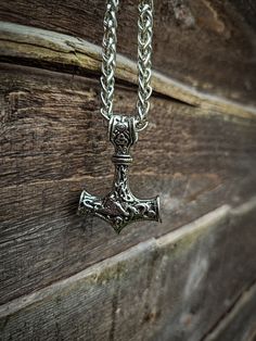 Nordic Viking Necklace Totem Thor's Hammer Totem Chain Power Neclace Unisex jewellery  60cm chain length Symbolic Chain Jewelry As Gift, Adjustable Viking Style Jewelry Gift, Viking Style Engraved Jewelry As Gift, Viking Style Sterling Silver Necklace Gift, Viking Style Adjustable Necklace As Gift, Viking Style Engraved Jewelry Gift, Viking Style Adjustable Necklace Gift, Viking Style Engraved Jewelry For Gift, Engraved Viking Style Jewelry For A Gift