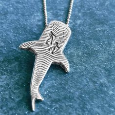 Swimming with Whale Shark, the world's largest fish Themed Sterling Silver Nickel-free Necklace, Themed Sterling Silver Necklace, Themed Sterling Silver Nickel Free Necklaces, Themed Sterling Silver Necklace In Silver, Antique Silver Hand Cast Necklace As Gift, Antique Silver Hand Cast Necklace For Gift, Antique Silver Hand Cast Necklaces For Gift, Gift Antique Silver Hand Cast Necklaces, Silver Nickel-free Dog Tag Necklace