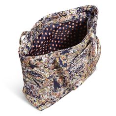 Vera Tote Tangier Paisley Casual Travel Accessories With Zipper Pocket For On-the-go, Casual Travel Accessories With Zipper Pocket, Casual Rectangular Travel Accessories With Zipper Pocket, Casual Travel Accessories With Zipper Pocket For Daily Use, Casual Rectangular Travel Accessories With Zipper, Casual Travel Tote For Weekend Trips, Casual Travel Accessories Tote For On-the-go, Casual Travel Diaper Bag With Removable Pouch, Casual Travel Bag With Removable Pouch For Weekend Trips