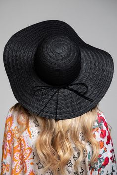 Gorgeous woven wide brim with delicate trim sun hat*100% Paper*APPROX. Circumference 22"Brim 4.5" Crown height 4" Lightweight Solid Color Spring Hat, Lightweight Solid Spring Hat, Trendy Straw Hat With Curved Brim, Solid Color Sun Hat With Flat Brim For Summer, Elegant Spring Panama Hat With Upf 50+, Solid Straw Hat For Spring Beach Outings, Solid Straw Hat For Beach In Spring, Trendy Black Summer Hat, Black Hats With Upf 50+ For Beach Season