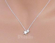 Silver star necklace dainty star necklace mother kid 1 2 3 | Etsy Silver Star-shaped Dainty Jewelry, Silver Star Charm Necklace For Anniversary, Silver Star Charm Necklaces For Anniversary, Sterling Silver Necklace With Star Charm For Anniversary, Sterling Silver Charm Necklace With Delicate Chain For Birthday, Silver Charm Necklaces With Delicate Chain For Birthday, Sterling Silver Star Necklace For Anniversary, Everyday Personalized Star-shaped Jewelry, Minimalist Nickel-free Star-shaped Jewelry