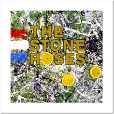 the stone roses poster with oranges on it