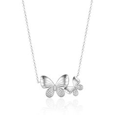 Luxuriate in the beauty of this 14k gold Butterflies Pave Necklace. This necklace is a remarkable combination of elegance and charm. The pave design creates a glistening effect, making it an irresistible choice for dressy events or a touch of sophistication for your everyday outfits. The delicate butterflies add a whimsical touch to this classic design, making it perfect for any woman who adores dainty and feminine pieces. Made from top-quality materials, this necklace is built to last, making i Pave Jewelry, Pave Necklace, Pave Setting, Gold Butterfly, Stunning Jewellery, Sparkle Diamonds, Everyday Outfits, Jewelry Pieces, Classic Design