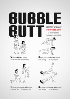 Bubble Butt Workout Cat Woman Workout, 800m Training Workouts, Simple Glute Workout, Glute Workout No Equipment, Glute Workout At Home, Darebee Workout, Fitness Before After, Workout Morning, Exercise Goals