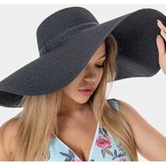 Nothing Says Summer Like A Great Hat. This Hat Is Adjustable, Underneath Is Two Straps To Adjust The Size. Th Brim Of The Hat With Protect Your Face. This Hat Makes A Great Fashion Statement. Beach Wear Cruise Wear Or Anywhere This Hat Will Go. Size: 21” X 21” Gray Brimmed Sun Hat For Beach, Gray Brimmed Sun Hat For The Beach, Gray Wide Brim Sun Hat For Beach, Gray Wide Brim Sun Hat For The Beach, Gray Wide Brim Hat For Beach, Lightweight Black Hat For Beach Season, Gray Beach Hat For Spring, Gray Wide Brim Sun Hat For Vacation, Gray Spring Vacation Hat