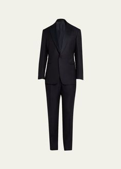 Giorgio Armani Men's Wool-Silk Solid Tuxedo Travel Size Perfume, Evening Flats, Cocktail Jacket, Armani Men, Platform Pumps, Lingerie Sleepwear, Bergdorf Goodman, Top Designers, Designer Collection