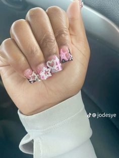 #nailinspo #junknails #shortnails #shortnailsdesign #shortjunknails #pinknails