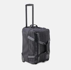 Your weekend travel plans just got a whole lot easier. Designed by a sneakerhead, for a sneakerhead, this weekend travel luggage is ready to go with you on your next adventure. With the sleek black design, collapsible handle, and front-facing laptop pocket, it doesn’t leave much room for an argument besides... “are we driving or flying?” RESHOEVN8R’S luxury design, paired with a traveler's needs in mind, this bag is ready to go. Features: Two wheels for easy, seamless travel Top zipping easy acc Sporty Black Luggage For On-the-go, On-the-go Black Nylon Luggage, Black Sporty Travel Accessories For Outdoor, Black Sporty Outdoor Travel Accessories, Functional Black Travel Bag For Overnight Trips, Practical Black Travel Accessories For Outdoor Activities, Sporty Black Luggage For Overnight Trips, Practical Black Nylon Luggage, Black Nylon Travel Bag With Luggage Sleeve