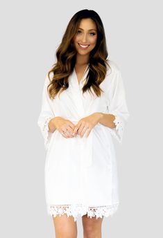 White Solid Satin Robe - Back Summer Satin Robe, Elegant Robe For Wedding Night, Elegant Open Front Daywear Robe, Elegant Spring Sleepwear With Kimono Sleeves, Elegant Satin Summer Robe, Elegant Sleepwear With Kimono Sleeves For Spring, Elegant Summer Satin Robe, Spring Satin Robe For Daywear, Elegant Summer Sleep Robe