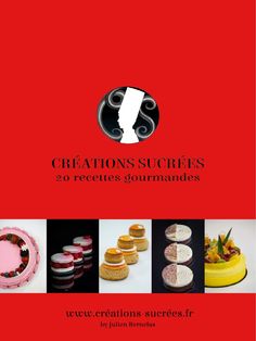 the front cover of creations sucrees, with images of cakes and desserts