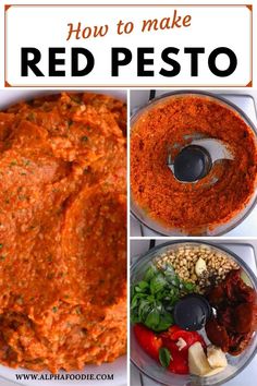 how to make red pesto in the slow cooker with instructions for making it