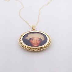 "Our Cutoff Date for Christmas delivery is Sunday Dec. 13, 2020 All Order placed after this date will be completed for mid January delivery. Orders submitted by December 18, 2017 will receive FREE SHIPPING UPGRADE for a Christmas Delivery Gold photo necklace, Perfect for a Charm or as a pendant and excellent choice for photo engraved jewelry Round shape pendant with 14kt solid Gold rope frame and protective mineral crystal glass Water proofing is included in the price. How will you send your pho Customized Gold Necklaces For Keepsake, Personalized Oval Heirloom Necklace, Heirloom Oval Personalized Necklaces, Customizable Round Pendant Necklaces For Memorial, Customizable Round Pendant Necklace For Memorial, Customizable Round Pendant Necklace For Memorials, Customizable Memorial Necklaces With Round Pendant, Handmade Heirloom Necklace With Round Pendant, Heirloom Handmade Round Pendant Necklace