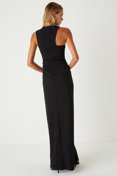 Fitted Maxi Length Bodycon Dress With Flattering Silhouette, Fitted Maxi Bodycon Dress With Flattering Silhouette, Fitted Maxi Length Bodycon Dress, Fitted Sleek Maxi Dress, Fitted Sheath Maxi Dress With Ruched Detail, Fitted Ruched Sheath Maxi Dress, Sleeveless Bodycon Elastane Maxi Dress, Stretch V-neck Elastane Maxi Dress, Elastane Bodycon Dress With Flattering Silhouette