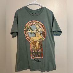 Alphonse Mucha Art Urban Outfitters Graphic Tee *Nwt* Size: Men’s Large Color: Green Item Will Ship Within 2 Days Of Purchase. If Any Questions - Leave A Comment. Thx! Green Cotton T-shirt By Urban Outfitters, Urban Outfitters Green Cotton T-shirt, Vintage Graphic Print Tops Urban Outfitters, Vintage Graphic Print Top From Urban Outfitters, Vintage Urban Outfitters Graphic Top, Urban Outfitters Vintage Graphic Print Top, Vintage Urban Outfitters T-shirt For Summer, Urban Outfitters Retro Graphic T-shirt, Urban Outfitters Retro Graphic Print T-shirt