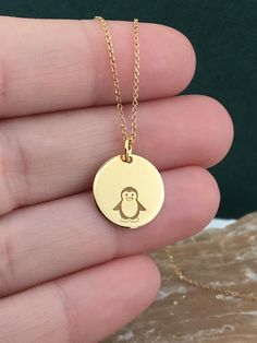 "penguin necklace, 14k Solid Gold, animal necklace, penguin pendant, Custom necklace, penguin jewelry, Gold necklace, delicate gift for her ♥ Material of pendant and chain: Solid Gold k14 ♥ Packaging: All of our jewelry is beautifully boxed and ready for gifting ♥ Convert centimeter to inch : https://www.unitconverters.net/length/cm-to-inches.htm For more personalized designs take a look here: ♥ www.etsy.com/listing/631444472 ♥ www.etsy.com/listing/645292671 ♥ www.etsy.com/listing/645282627 ♥ ww Penguin Gift Ideas, Gifts For Penguin Lovers, Duck Necklace Jewelry, Penguin Accessories, Gold Necklace Delicate, Penguin Necklace, Jewelry Gold Necklace, Penguin Pendant, Penguin Jewelry