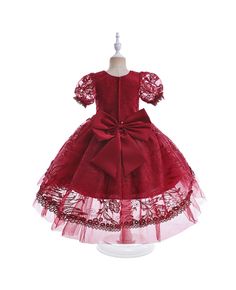 Get 10% off now! Buy toddler girls lace ballgown party dress with bubble sleeves at cheap price online. Free stable shipping and pro custom service since 2009. Lace Princess Dress Ball Gown For Dress-up, Elegant Princess Dress With Puff Sleeves For Dress-up, Party Ball Gown With Lace Sleeves, Lace Ball Gown With Lace Sleeves For Party, Fitted Princess Dress With Lace Patchwork For Party, Lace Patchwork Puff Sleeve Dress, Lace Dress With Puff Sleeves And Lace Patchwork, Princess Style Short Sleeve Lace Dress, Lace Princess Dress With Patchwork For Party