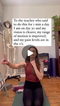 Diana May  | daily yoga for chronic pain on Instagram: "💫 let’s dive in 
.
👀 your eyes are responsible for up to 90% of your sensory input.  3 of your cranial nerves that go directly to your brainstem are responsible for moving your eyes. 
.
💻 we live in a society where we stare at screens all day.  This means our eyes are not moving around, taking in our wider environment. 
.
🧠 your brain feels safer when your eyes can move around better.  When your brain senses the eyes moving around, it relaxes a bit.  It isn’t as scared because it can literally see more around it. 
.
Eye exercise is actually brain exercise. 
.
✨ when your nervous system feels safer, your whole body stops bracing as much (better range of motion) and your pain levels drop (because it’s not as activated or concerned a We Live In A Society, Sensory Input, Medicine Chest, Cranial Nerves, Eye Exercises, Brain Exercise, Face Exercises, Daily Yoga, Whole Body