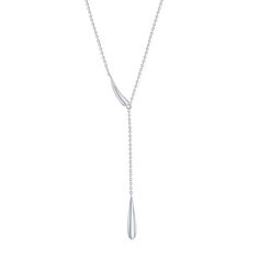 Accentuated with a polished teardrop link, this Argento Bella necklace is sleek and sophisticated. Accentuated with a polished teardrop link, this Argento Bella necklace is sleek and sophisticated.Click on this JEWELRY & WATCHES GUIDE to learn about fit, styles, materials and more! Drop length: 3 in. Chain length: 18 in. + 2-in. extender Chain type: cable Nickel free Metal: sterling silver Plating: rhodium, gold tone Finish: polished Packaging: boxed Size: 16". Gender: female. Age Group: adult. Timeless Teardrop Drop Necklace For Formal Occasions, Timeless Teardrop Pendant Drop Necklace For Formal Occasions, Silver Teardrop Pendant Necklace For Formal Occasions, Timeless Long Drop Silver Jewelry, Timeless Drop Jewelry With Polished Finish, Elegant Silver Teardrop Drop Necklace, Clavicle Chain Y-shape Drop Necklace, Timeless Drop Necklace For Formal Occasions, Modern Sterling Silver Teardrop Pendant Necklace