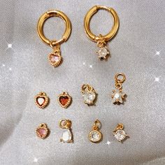 handmade earrings featuring a casted 18k gold plated brass. all the sets in the photo will be delivered to you in a gift luxury box. Hoops Earrings Gold, Gift Luxury, Dainty Hoop Earrings, Hoops Earrings, Heart Shaped Diamond, Wedding Jewelry Earrings, Earring Sale, Diamond Shape, Big Sale