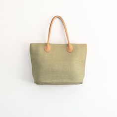 Elena Handbags Elegant Straw Woven Summer Tote Casual Khaki Straw Bag For Everyday Use, Khaki Tote Beach Bag For Everyday, Khaki Tote Beach Bag, Rectangular Khaki Straw Bag For Vacation, Khaki Rectangular Straw Bag For Vacation, Khaki Tote Straw Bag For Daily Use, Khaki Tote Straw Bag For Vacation, Everyday Khaki Straw Bag For Summer, Chic Khaki Straw Bag For Summer