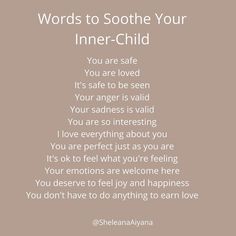 Loving Words, Compassion Quotes, Inner Peace Quotes, Inner Child Healing, New Beginning Quotes, Awakening Quotes, Conscious Parenting, Friendship Day Quotes, Inner Healing