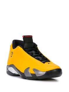 Yellow Ferrari, Jordan Air, Air Max Sneakers, Gold Black, Air Jordan Sneaker, Patch Logo, Red Leather, Air Jordan, Ferrari